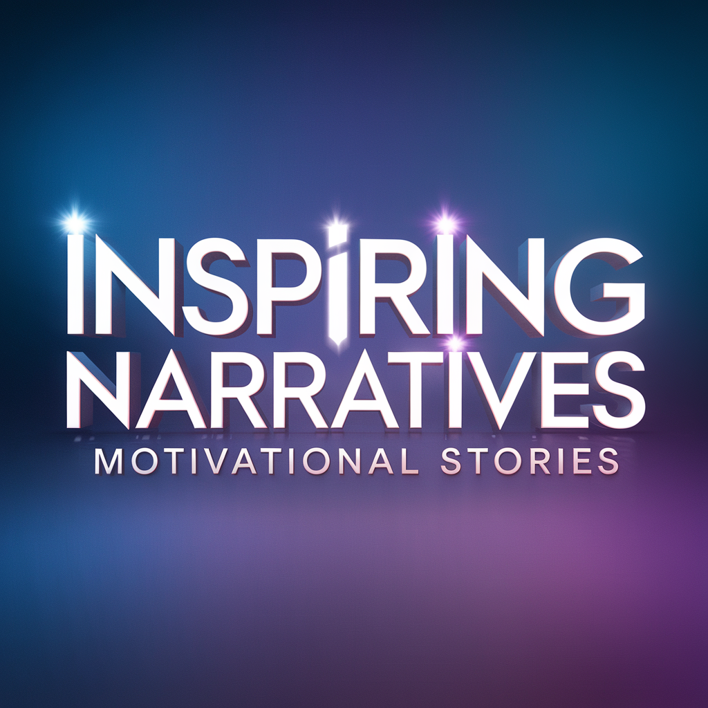 design sleek professional modern glowing 3d logo youtube industry named "inspiring narratives" slogan named "motivational ...