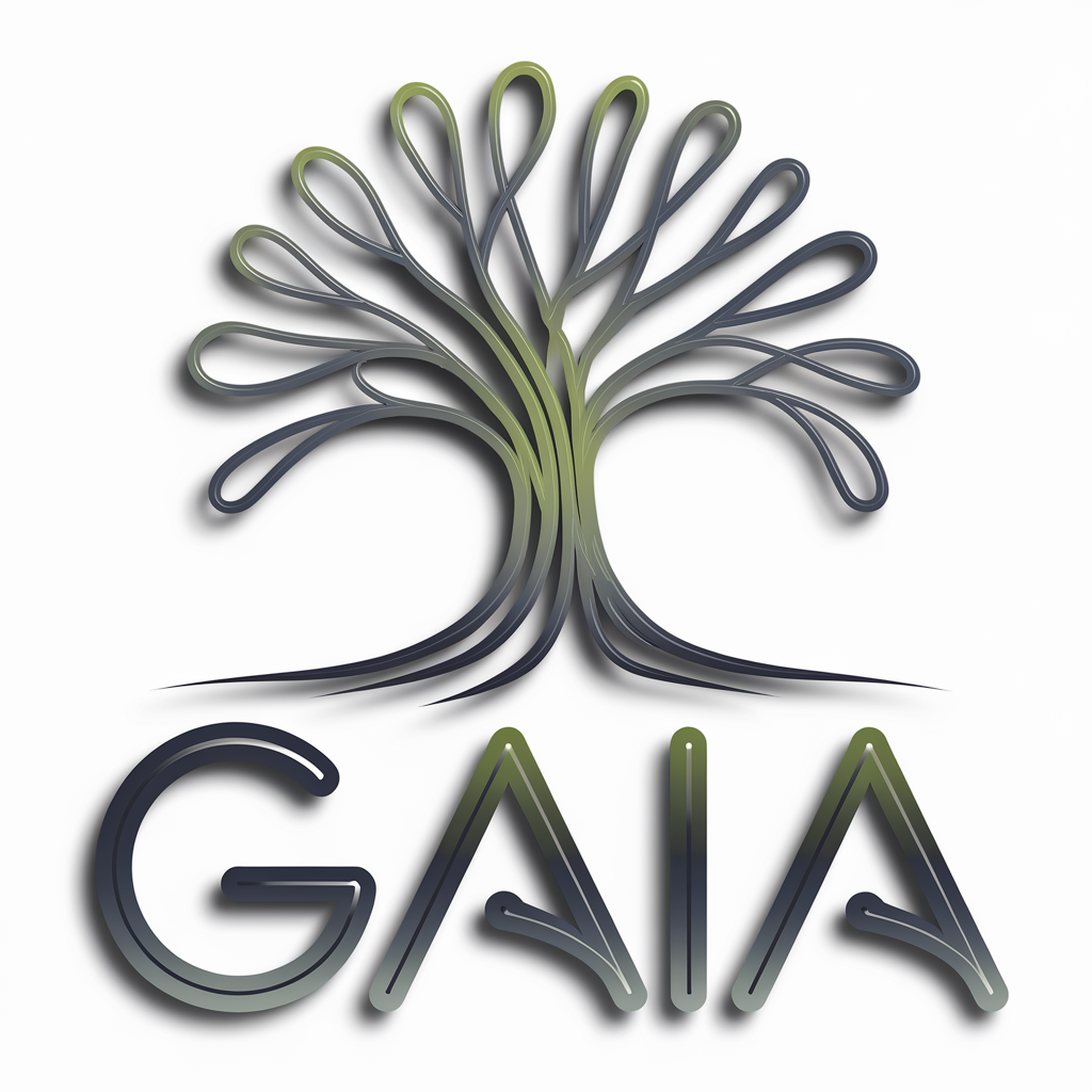 design sleek professional modern realistic 3d logo art design industry named "gaia" 
    full color