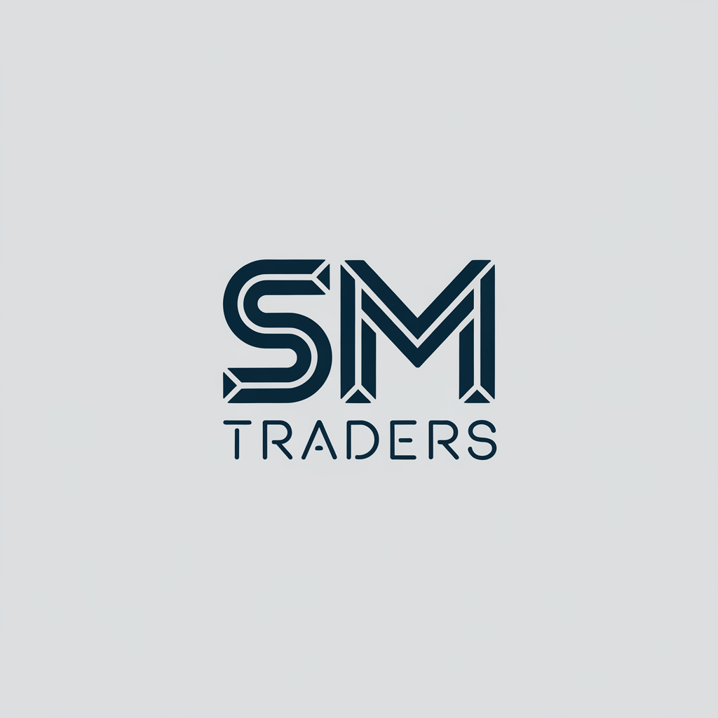 design sleek professional modern emboss 3d logo e-commerce industry named "sm traders" 
    full color