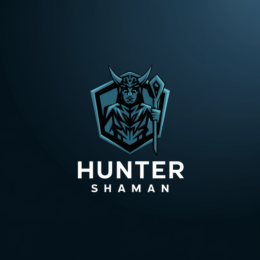 design sleek professional modern 3d logo automotive industry named "hunter shaman" 
    full color