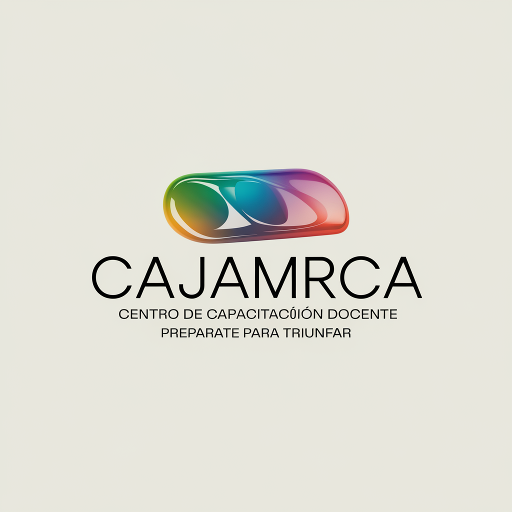 design sleek professional modern holographic 3d logo education industry named "centro de capacitacion docente cajamrca" sl...