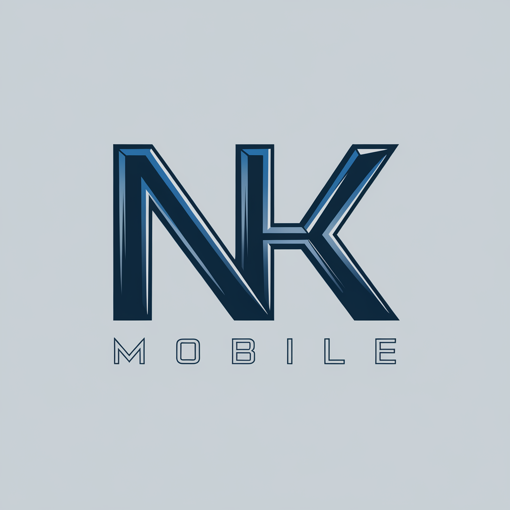 design sleek professional modern  3d logo legal services industry named "nk" 
     slogan named "mobile " full color