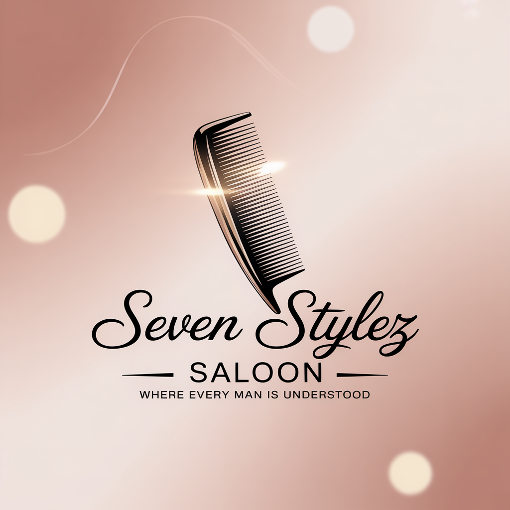 Seven stylez saloon logo unique and marketable design (Design ID: ozlqrg)