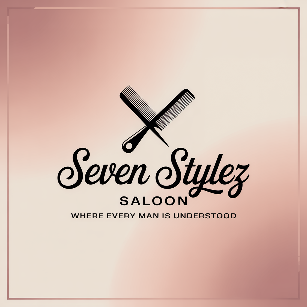 Elegant logo design for seven stylez saloon captivating market appeal (Design ID: 0igpjq)