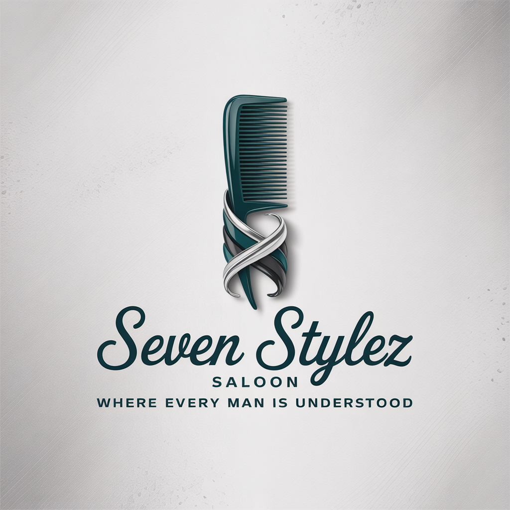 Seven stylez saloon branding sophisticated logo design (Design ID: vlxi0c)