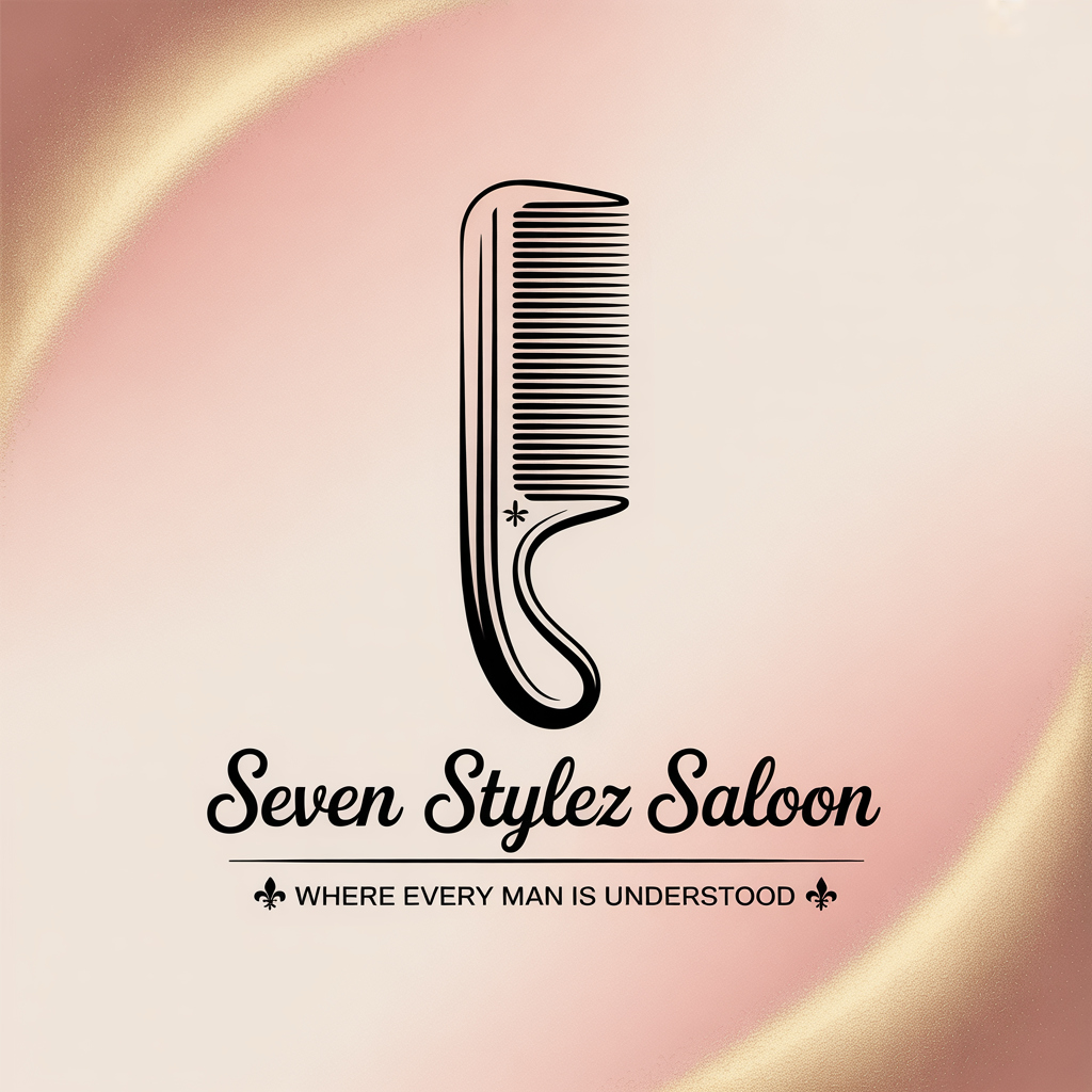 Modern and elegant logo for seven stylez saloon buw_7m
