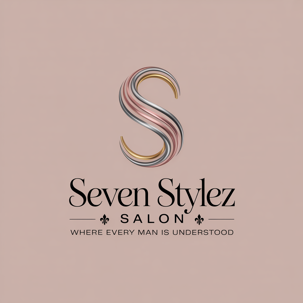 Seven stylez salon bold logo design (Design ID: azyluj)