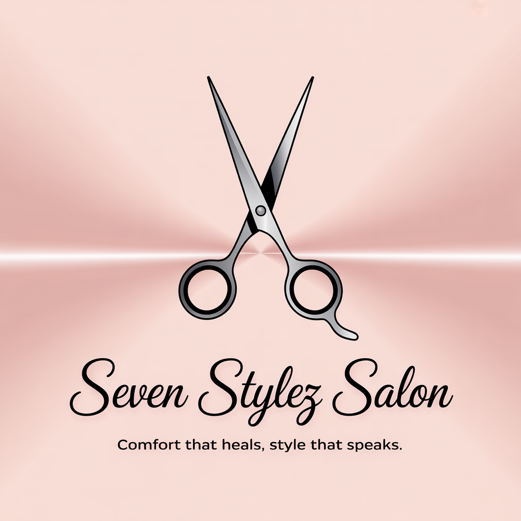 Unique logo for seven stylez salon gfz_7h