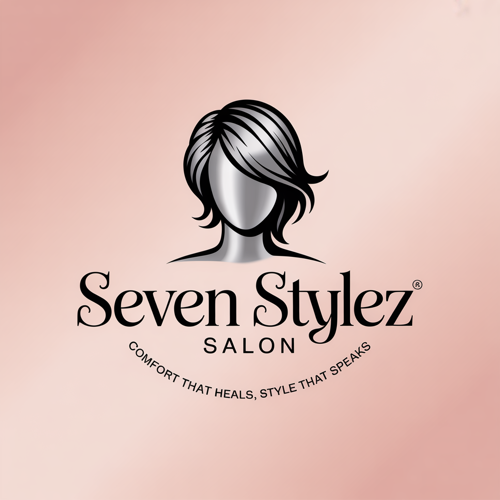 Modern logo for seven stylez salon jolbh