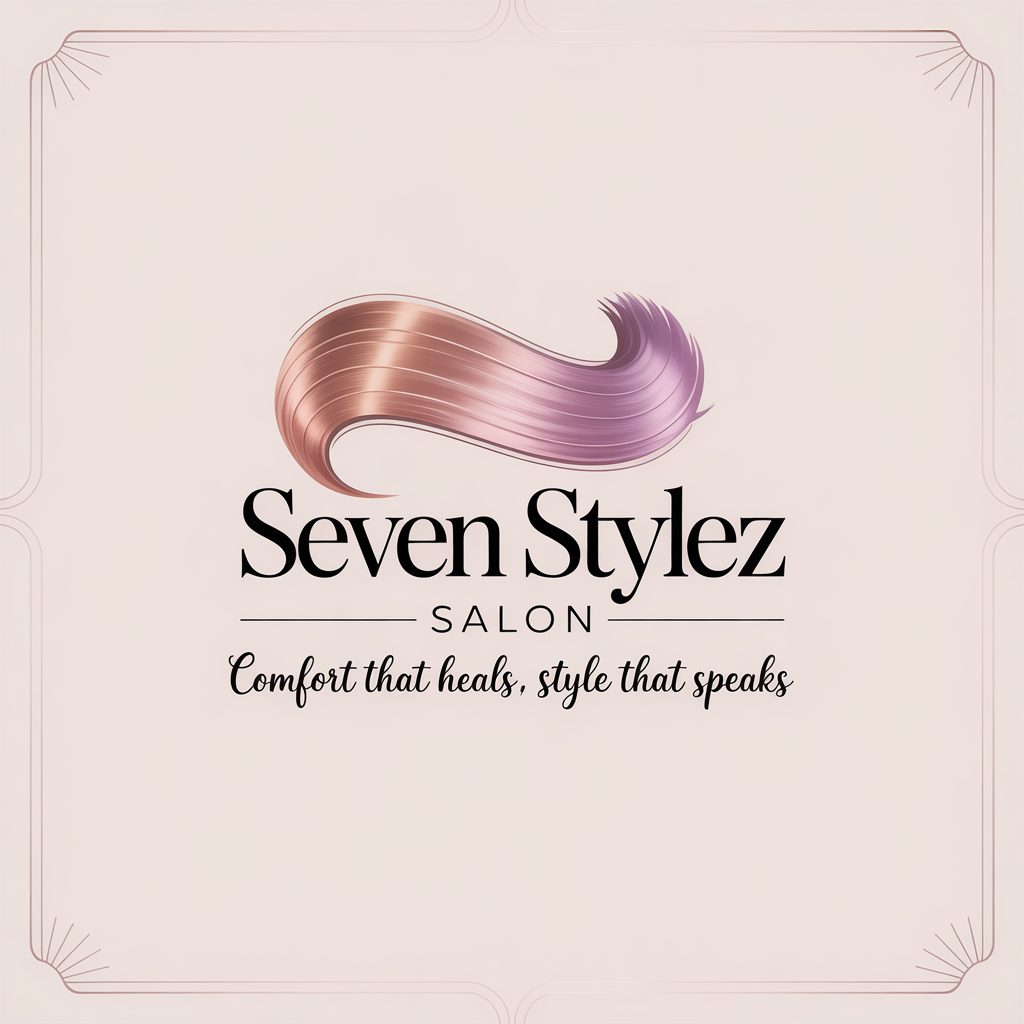 Unique logo design for seven stylez salon (Design ID: 1g9klk)