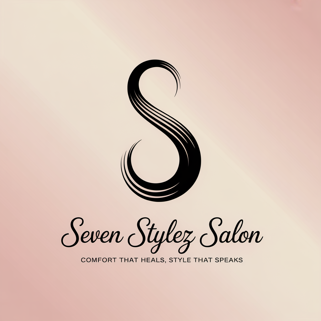 Seven stylez salon logo modern elegant (Design ID: fhgvmz)