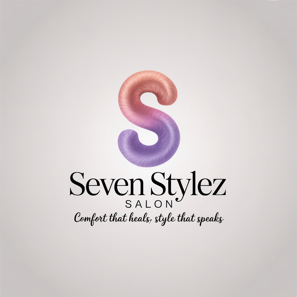 Seven stylez salon logo that captivates (Design ID: sj2uev)