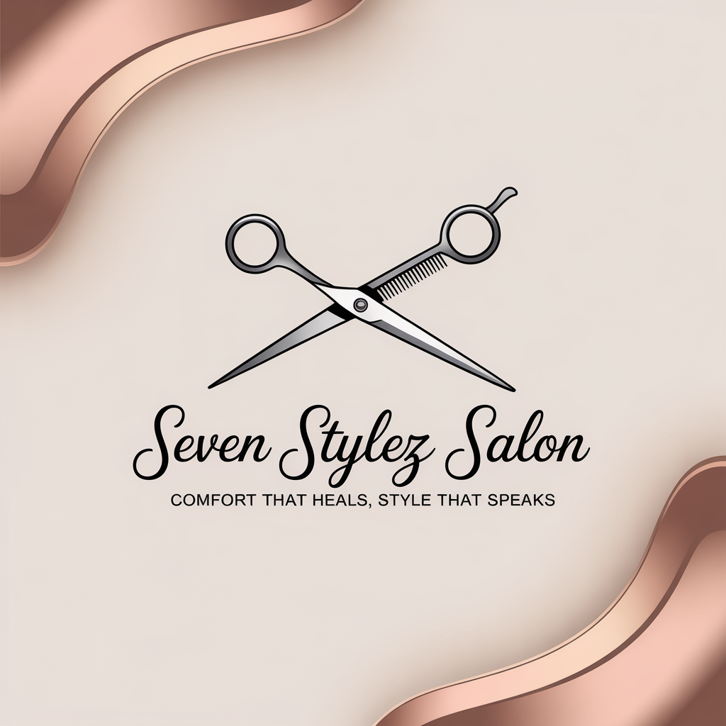 Create your brand identity seven stylez salon logo ls (Design ID: vf5)
