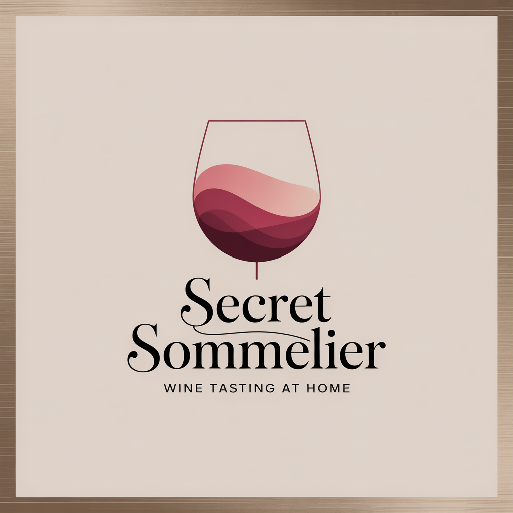 Secret sommelier logo a modern take on wine (Design ID: fzc639)