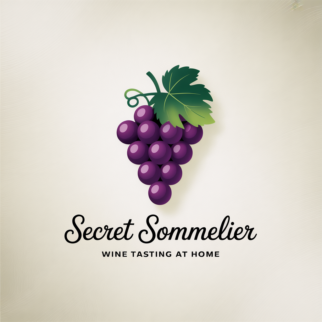 Secret sommelier modern logo for wine tasting zvbr (Design ID: 8)